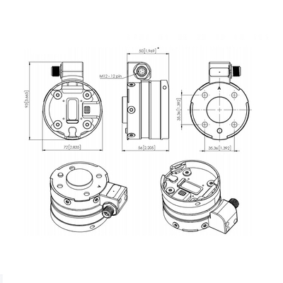Onrobot HEX QC Sensors HEX-H QC HEX-E QC For Onrobot Robotic Gripper And UR Cobot