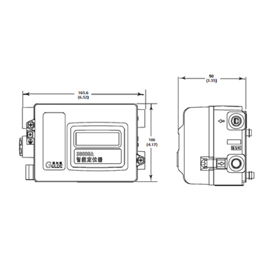 Gulde Valve Positioner Price Of 3800SA Smart Positioner With 5100 Control Valve