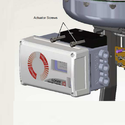 520MD Pneumatic Valve Positioner Flowserve Positioner with Chinse brand control valve and actuator