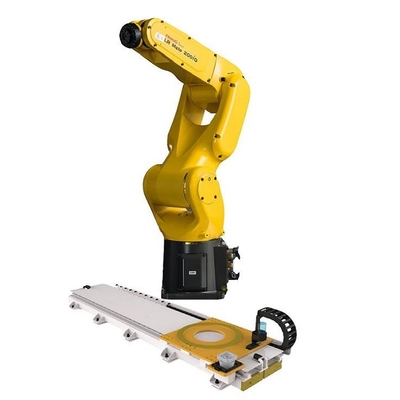 Fanuc Palletizing Robot Arm LRMate-200iD 6 Axes Max Reach  717mm With GBS Robot Rail