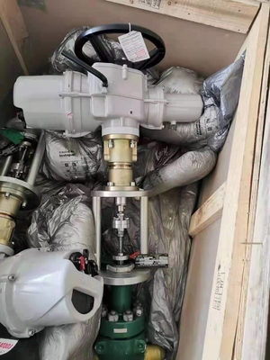 ROTORK Electric Actuator IQ With IW IB IS Gearbox For Fisher Electric Control Valve EWT