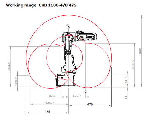 ABB CRB1100 6 Axis Robot Arm Collaborative Picking And Placing Robot