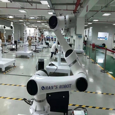 Grey Hansrobot 6 Axis Cobot Welding Elfin05 Collaborative Robot Arm With Onrobot Robot Gripper