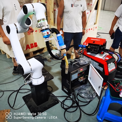 6 Axis Hansrobot Cobot Elfin05-L Collaborative Robot Arm With Welding Equipment