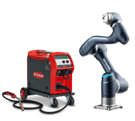 Doosan 20kg Payload Cobot H2017 Robot Arm With Robot Tig MiG Arc Welding Automatic Machine