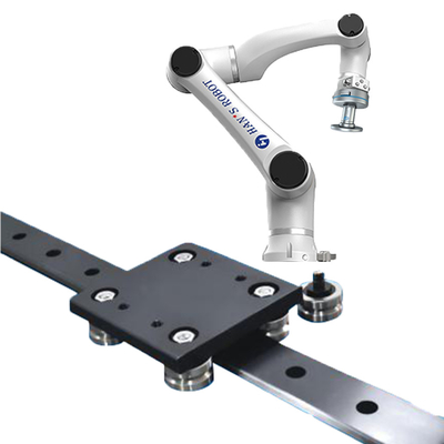 Hans E5 Collaborative Robot Arm With Onrobot Pneumatic Gripper And Rail System