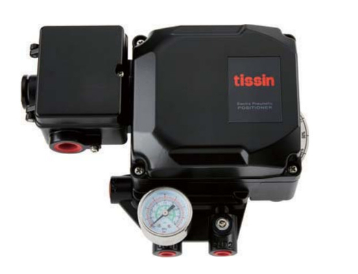 Electric  Control Valve With Tissin Smart Valve Positioner TS600 Series Pneumatic Positioners And Asco Solenoid Valve
