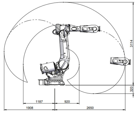 General Purpose ABB Industrial Robot With Mig Welding Machine GBS Positioner