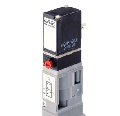 High Pressure Resistant 3/2 Running Burkert Brass Solenoid Valve 6524 For Pneumatic Applications