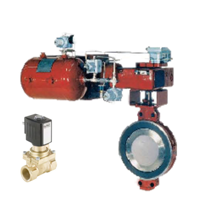 Masoneilan Actuator With Burkert Solenoid Valve High-Temperature Resistant 2/2 Running Burkert Brass Solenoid Valve 6524