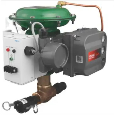 Pneumatic Control Valve With Fish-Er Digital Valve Positioner DVC6200 Smart Positioner