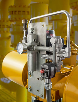 Compressed Natural Gas Dispensing Equipment 291 High Pressure 5000 Psi CNG ASCO Solenoid Valve With Masoneilan Valve