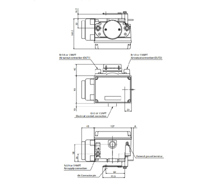 Chinese Control Valve With Pneumatic Azbil Smart Valve Positioner  SVX 1000 And Fisher 67CFR Filter Regulator