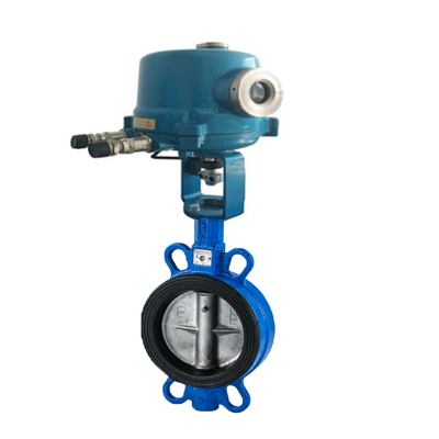 Chinese Actuator with Keystone Butterfly Valve Figure 990 Ø 200 mm and ASME 125/150 AS 2129 Table E PN 10/16 BST'E Flange Accommodation