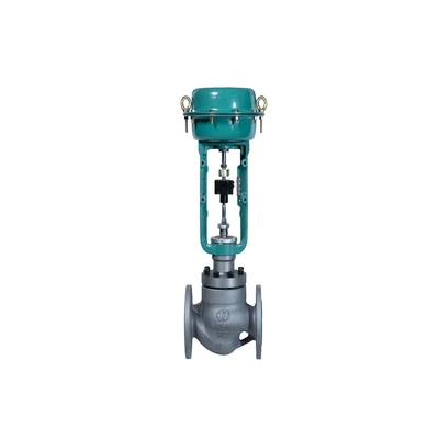 Flow Control Valve With Foxboro SRD991 Valve Positioner And Fisher 67CFR Filter Regulator