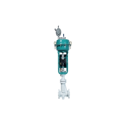 Flow Control Valve with Fisher 67CFR filter regulator and Foxboro SRD960 Valve Positioner