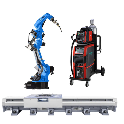 China GBS Arc Welding Robot GBS6-C2080 6 Axis Robot Robot Arm With  Megmeet CM350 Welding Machine