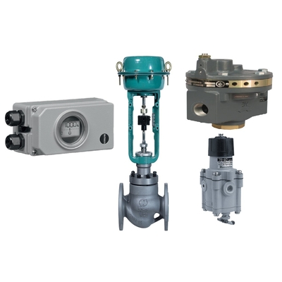 Flow Masoneilan 78-40 With Samson 3730-3 Valve Positioner And Control Valve Fisher 2625 Filter Regulator