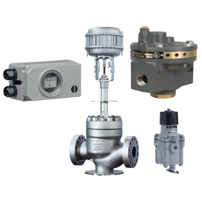 Chuanyi Flow Control Valve Samson 3730-3 Valve Positioner With Fisher 2625 Filter Regulator And Masoneilan 78-40