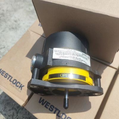 Control Valve With Pneumatic Actuator And Asco 8210G Solenoid Valve And Westlock 2200 Limit Switches