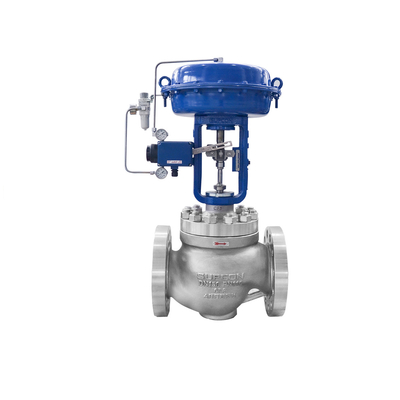 Flow Control Valve With Flowserve 3200MD Valve Positioner ASCO Solenoid Valve 67CFR Filter Regulator