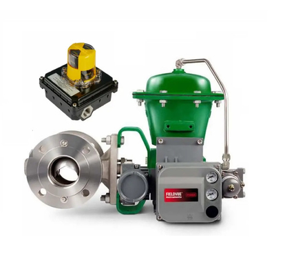 Westlock Rotary Position Monitors Limit Switch 3000 8300 3300 Series With Fisher V150 Valve And DVC6200 Positioner