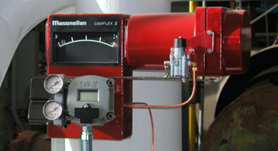 Masoneilan SVI2 Valve Positioner With Advanced Stainless Steel Valve Actuator