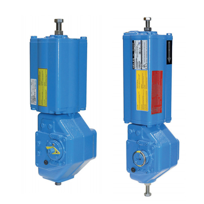 Butterfly Valve With Neles B1CU17/55L Actuator And KOSO EPA800 Valve Positioner