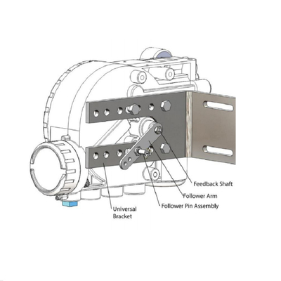 Wuzhong Globe Valve With Flowserve 3200MD Valve Positioner Fisher 67CFR Filter Regulator