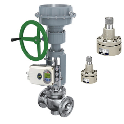 Pneumatic Valve With ABB EDP300 TZIDC-100 TZIDC-200 Smart Positioner  Stock Supplier