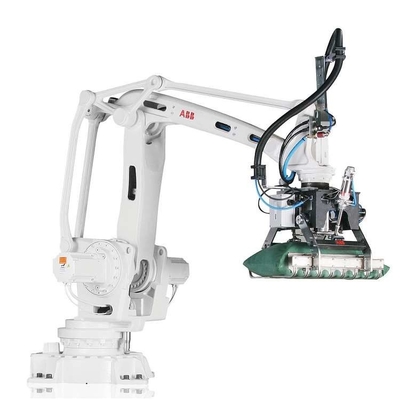 Robotic Arm 4 Axis ABB IRB 460-110/2.4 With CNGBS Robot Gripper For Automated Palletizing Robot
