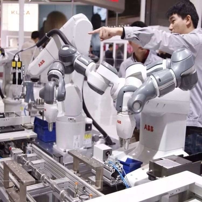 Mini Robotic Arm 6 Axis ABB IRB 1200 With CNGBS Robot Gripper For Handling Robot Automation