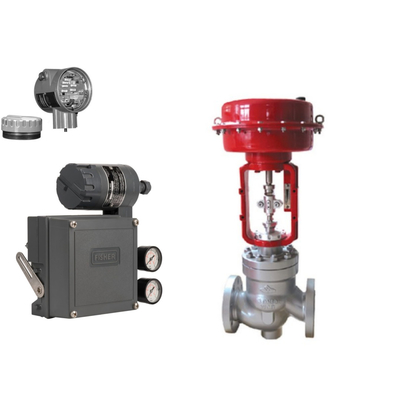 Famous Chinese Wuzhong Pneumatic Control Valve With Fisher 3582I Positioner As Valve Positioner