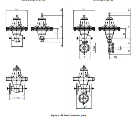 Tartarini RP Series Pressure Regulator Valve EMERSON With Skid Mount Package