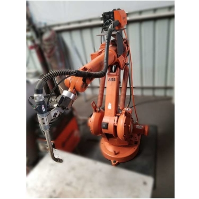 6 Axis Robotic Arm ABB IRB 1410 With CNGBS Gun Cleaning Station For Welding Robot Automation
