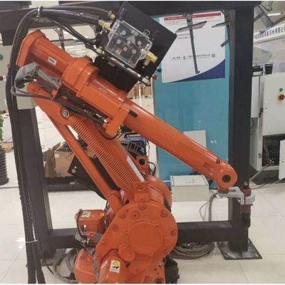 6 Axis Robotic Arm ABB IRB 1410 With CNGBS Gun Cleaning Station For Welding Robot Automation