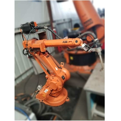 6 Axis Robotic Arm ABB IRB 1410 With CNGBS Gun Cleaning Station For Welding Robot Automation