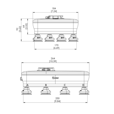 Electric Vacuum Gripper Of Customizable Gripper For Palletizing Robot With Collaborative Robot