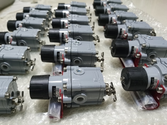 Corrugated Pipe Control Valve With Masoneilan SVI3 Digital Valve Positioner And Masoneilan 78-40 Filter Regulator