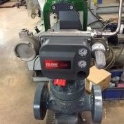 Vanessa Series 30,000 Flow Control Quarter Turn Triple Offset Valve With Fisher DVC6200 Valve Positioner