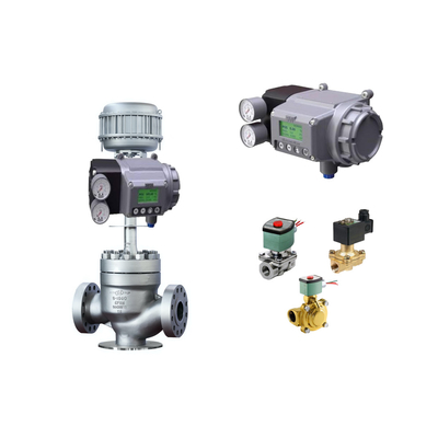 Low Temperature Control Valve With Masoneilan SVI3 Digital Valve Positioner And EMERSON ASCO210 2-Way Solenoid Valves