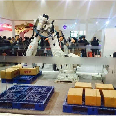 ABB 6 Axis Robotic Arm IRB 6700-155/2.85 With CNGBS Purifier For Palletizing Robot Automation