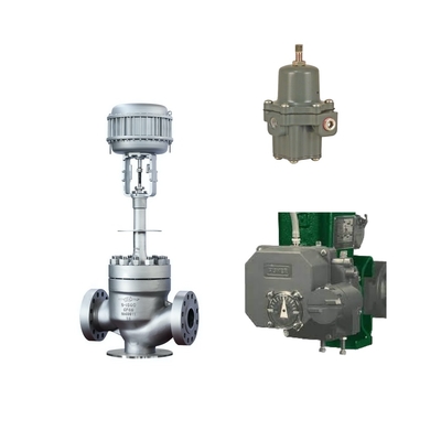 High Performance Control Valve With Fisher 3720 Electro-Pneumatic Positioner And Fisher 67CFR Filter Regulator