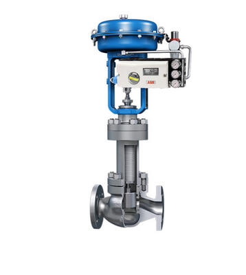 Pneumatic Valve With ABB EDP300 TZIDC-100 TZIDC-200 Smart Positioner Stock Supplier
