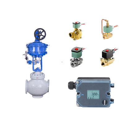 Pneumatic Control Valves With Samson 3725 Electropneumatic Positioner And  ASCO Solenoid Valves