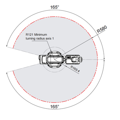 ABB IRB120 With 6 Axis Robot Arm With Payload 3kg Reach 580mm For Pick And Place As Assembly Machine