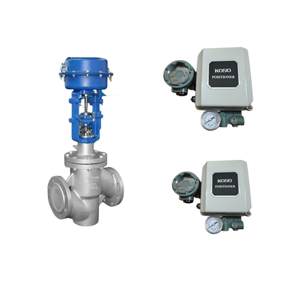 High-quality China's pneumatic control valves  with KOSO EP800 Electro-Pneumatic Positioner