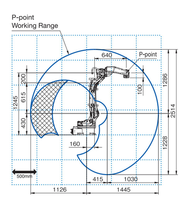 Industrial Robot FD-B6 With 6KG Payload Robot Arm And Other ARC Welders DM350 As Welding Machine