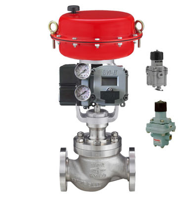 Masoneilan 78-40 Air Filter Regulator And SVI2 Valve Pneumatic Valve for Straight Angle Type Top Guide Valve