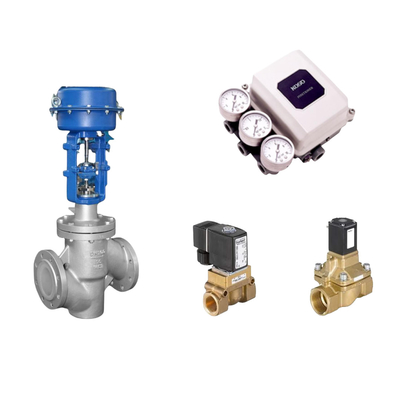 High-quality china's control valves  with KOSO PP800 digital positioner and Burkert Type 5404 Solenoid Valve